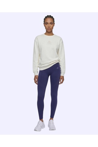 Kappa Milas Crewneck Kadın Beyaz Comfort Sweatshirt