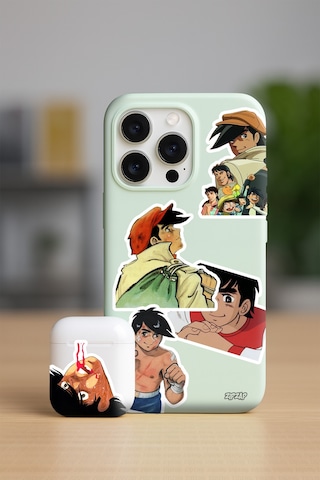 Ashita No Joe Tomorrow's Joe Anime Telefon Laptop Bullet Journal Sticker Paketi 22 Adet Çok Renkli
