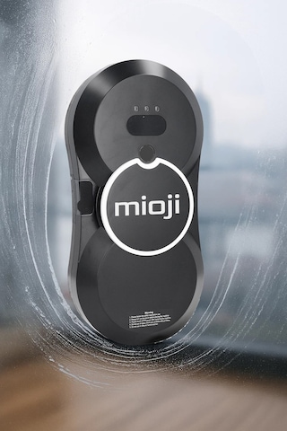 Mioji VLR2 Cam Temizleme Robotu Ultrasonik Su Spreyli Akıllı Navigasyonlu Uzaktan Kumandalı - Siyah