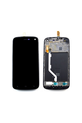 Teknonet General Mobile Discovery E3 Uyumlu Lcd+dokunmatik+çıtalı - Siyah