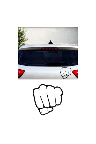 Yumruk Sticker, Oto Sticker, Motor Sticker, Off Road Sticker 20x20 Cm