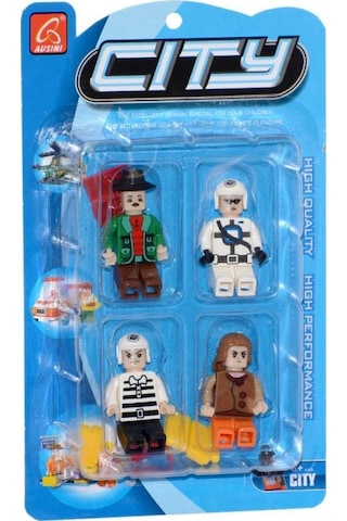 Bıg25792b Mega. Ausini City 4'lü Figür.