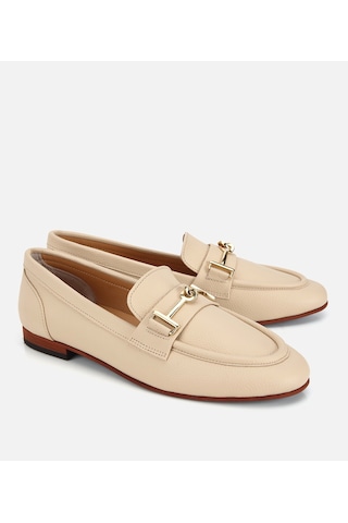 Hotiç Kadın Deri Bej Yumuşak Dokulu Tokalı Klasik Loafer 01ayh319080a310 01ayh319080a310 Bej