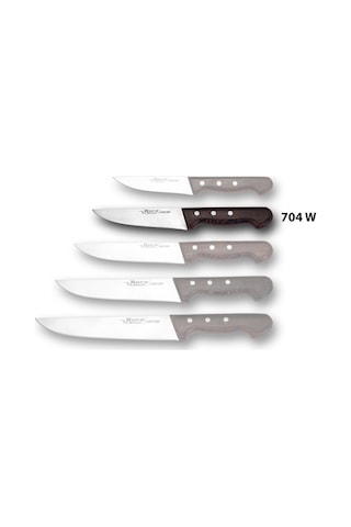 Bora 704 W Mutfak ve Kurban Wenge Saplı Klasik Bıçak Kahverengi