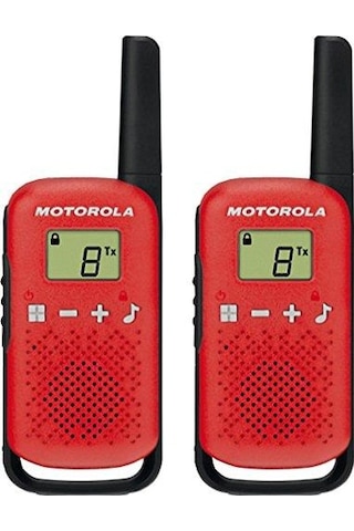 Motorola TLKR-T42 Pmr El Telsizi 2'li Kırmızı