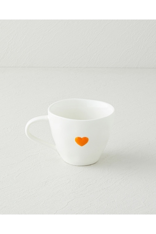 Lovelle Stoneware Kupa 320 Ml Turuncu