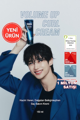 Hacim Veren, Dalgaları Belirginleştiren Saç Şekillendirici Krem Dashu Daily Volume Up Curl Cream