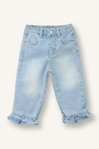 Defacto Fırfırlı Wıde Leg Pamuklu Pantolon Kız Bebek G8468A526SP