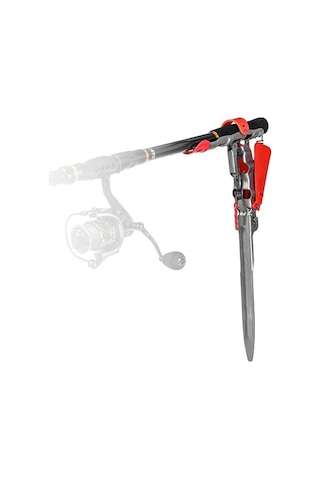 Artfulabode Zemin Yay Tutucu Tutma Standı Otomatik Montaj Katlanabilir Çubuğu Çubuğu Çift Braketi Balık Balık Us