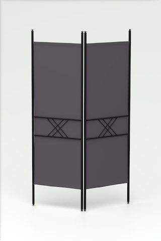 Retodesign 2 Kanatlı Paravan 1442 Siyah