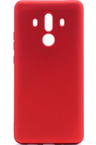Huawei Mate 10 Pro Kılıf Esnek Yapılı İnce Slim Silikon Kapak Ryc/premier Kirmizi