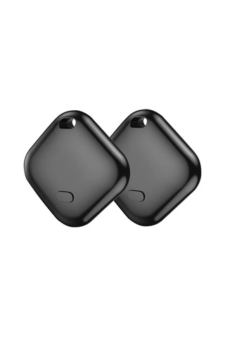 Maiyame Android Cihazlar İçin Google Onaylı F02-b Bluetooth Takipçi, Anahtar/esya Kayıp Engelleme, 150m Menzil, Ip67 Su Geçirmez, 2 Adet Siyah + Askı Ve Pil