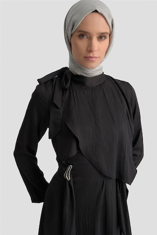 Armine Elbise 25kd1912 Siyah Siyah