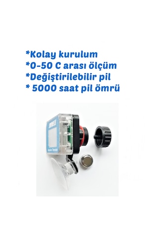 Adt-01f Profesyonel Dijital Dalgıç Akvaryum Termometresi Derecesi