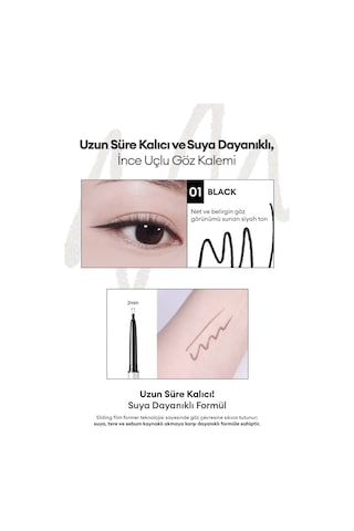 Clio Sharp So Simple Waterproof Pencil Liner 01 Black