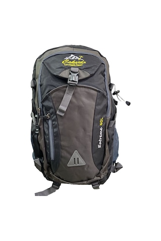 Cakard Kaliteli Astarlı Su Geçirmez Unisex Hafif Dağcı Kamp Gezi Seyahat Sırt Çantası 40 Lt. 32x52cm Siyah
