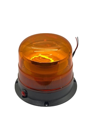 Wolfram 12v-24v Çakar Tepe Lamba 48 Ledli 10 Fonksiyonlu Mıknatıslı Butonlu Sarı E9