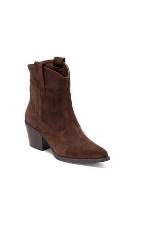Marrone Bot Kadın 25k8589xs Vergelio Suede Marrone