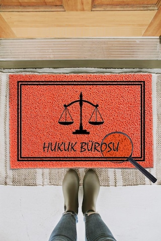 KIVIRCIK PASPAS KISIYE OZEL HUKUK BUROSU SCALES TURUNCU 40X60 CM