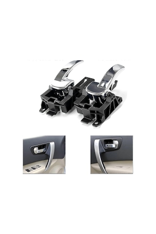 Nissan Qashqai 2007-2013 Sol Sağ Kapı Kolu 80671-jd00e 80670-jd00e 2 Adet Ön Koltuk