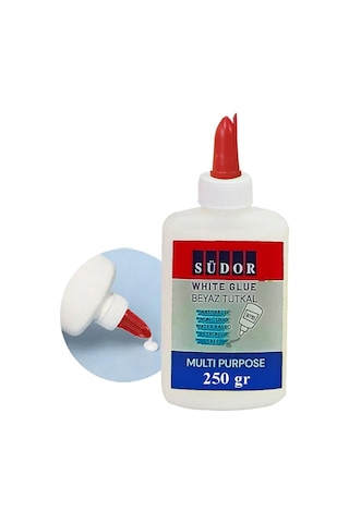 Beyaz Tutkal 250 Gr 1 Adet Südor Beyaz Mobilya Tutkalı 250 Gr Ahşap Tutkalı Su Bazlı Çok Amaçlı Beyaz Tutkal