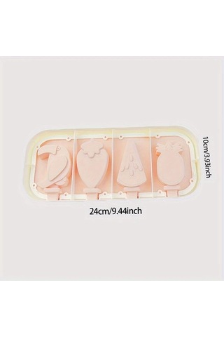 Willowhaven Pembe Dıy Dondurma Kalıbı Meyve Hayvan Şekilleri Elektriksiz Kolay Temizlenir