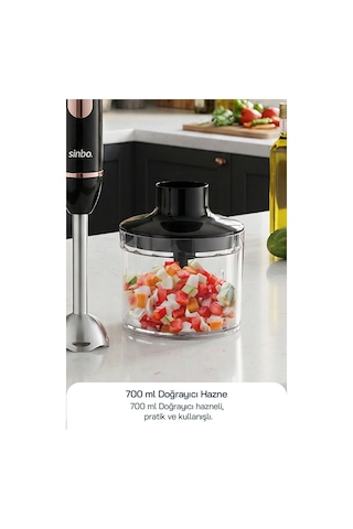 Sinbo SHB-7529 Çok Fonksiyonlu El Blender Seti