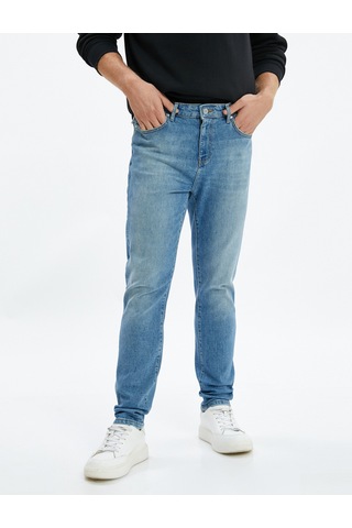 Koton Slim Fit Kot Pantolon - Brad Jean Koyu İndigo 4wam40013nd İndigo
