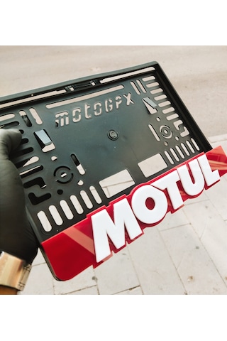 Motor Plakalık Motul Takmatik Pleksi 3d Kabartma Kişiye Özel Lazer Kesim