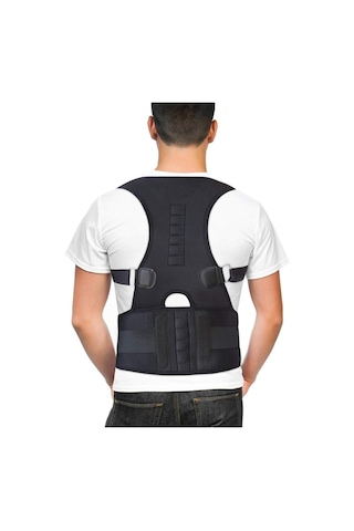 Medikal Kamburluk Önleyici Omuz Kifoz Skolyoz Unisex Manyetik Korse Bel Ve Sırt Destek
