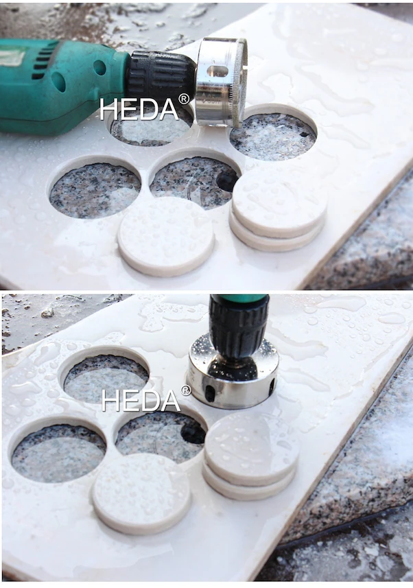 Rekotools-cam Mermer Granit Delme Pancı 6 Mm Matkap İçin Elmaslı Delik