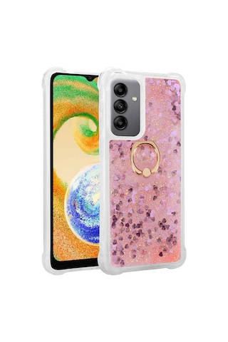 Zore Samsung Galaxy Uyumlu A04s Kılıf Omsy Milce Kapak - Gold