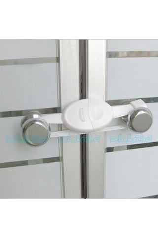 Evokids Çift Kapaklı Askılı Dolap Kilidi (3 Lü Set) Çok Renkli