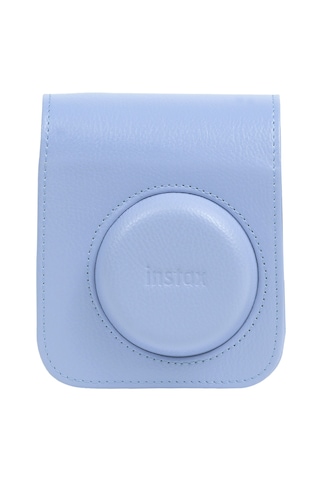 Instax Mini 13 Uyumlu Mavi Deri Çanta Ve Albüm Set