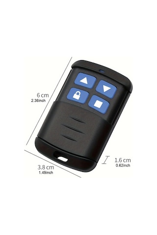 Motion003 1 Gri Alıcı Ve 2 Uzaktan Kumanda Garaj Kapısı Alıcı 433.92mhz 12v 24v Uyumlu 2 Kanallı Röle Anahtarlı Sabit Yuvarlak Kodlu