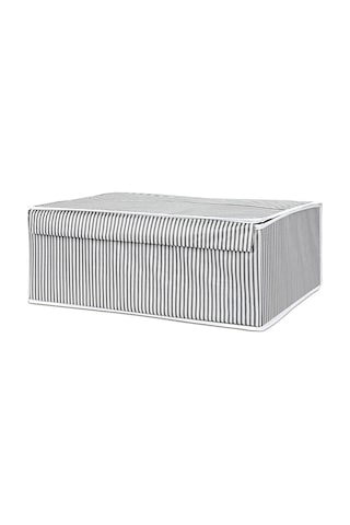 5 Adet Kapaklı Çok Amaçlı Hurç Saklama Kutusu Organizer Baza 50 X 40 X 19 Cm Gri Gri
