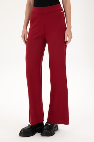 U.S. Polo Assn. Kadın Vişne Loose Fit Triko Pantolon 50297151-VR223