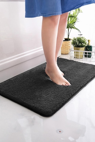 Brillahome Kaymaz Taban, Tekli Post Peluş Banyo Paspası, Kaymaz Taban 50 80 Cm 001