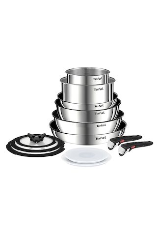 Tefal Ingenio Emotion 2x Titanyum 13 Parça Tava Seti - Paslanmaz