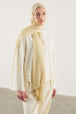 Defacto Fresh Scarfs X Defacto Premium Sütlü Kahve Keten Şal I1758ax26smbg398 Bej-bg398