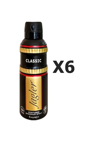 Jagler Classic Erkek Sprey Deodorant 6 x 150 ML