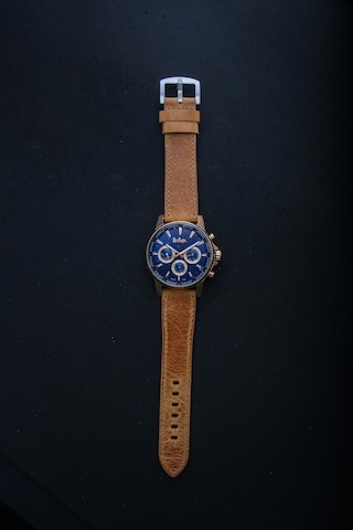 Hakiki Deri 22mm Akıllı Pimli Saat Kordonu Açık Kahverengi