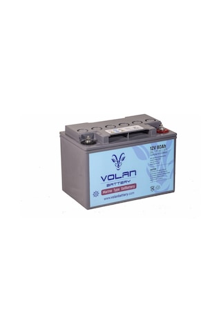 12 Volt 80 Amper Marin Jel Akü 3 Yıl Garantili - Volan Akü / 325019267