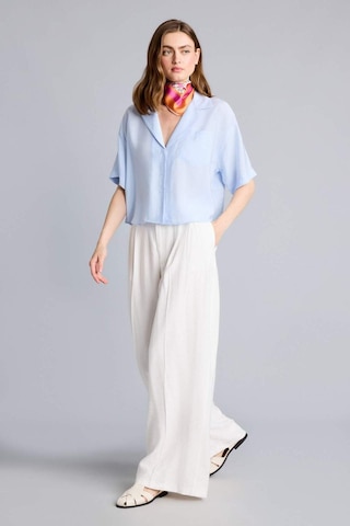 Defacto Pijama Yaka Modal Kısa Kollu Açık Mavi Gömlek H7938ax26smbe40 Mavi-be40