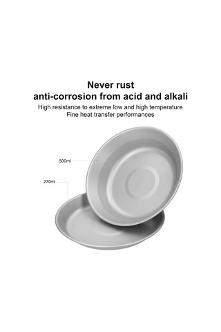 Padalink Hafif Ve Dayanıklı Titan Kamp Tabakları - Ev Ve Piknik İçin Pratik Çözüm Çok Renkli