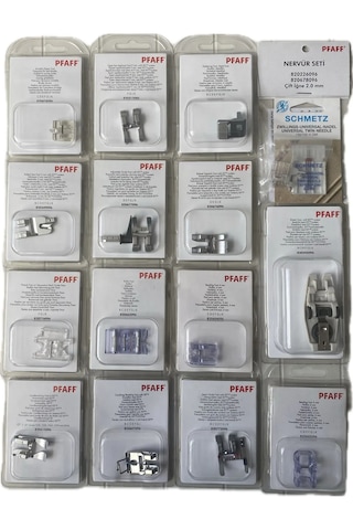 Pfaff 15'li Ayak Seti - Uyumlu Modeller İçin Açıklama Kısmına Bakınız.