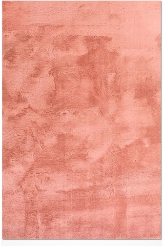 Çam Halı Tavşan Poly Rptf5020 Peluş Halı - Rose -yüksek Kalite-ekstra Yumuşak - Kaymaz Özel Tabanlı - Özel Ölçü Koyu Pembe