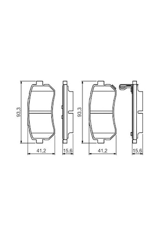 Hyundai Kona 1.0t-gdı 2017-2023 Bosch Arka Balata G3lc-g3le