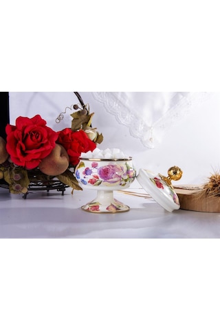 Miss Betty Rose Deluxe Emaye Ayaklı Şekerlik