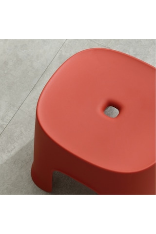 Sones Ev Banyo Sıra Tabureleri Plastik Tabureler Kalınlaştırılmış Alçak Tabureler Kare Tabureler Küçük Banklar, Renk: Siyah Yetişkin